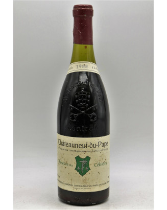 Henri Bonneau Châteauneuf du Pape Réserve des Célestins 1988 -5% DISCOUNT !
