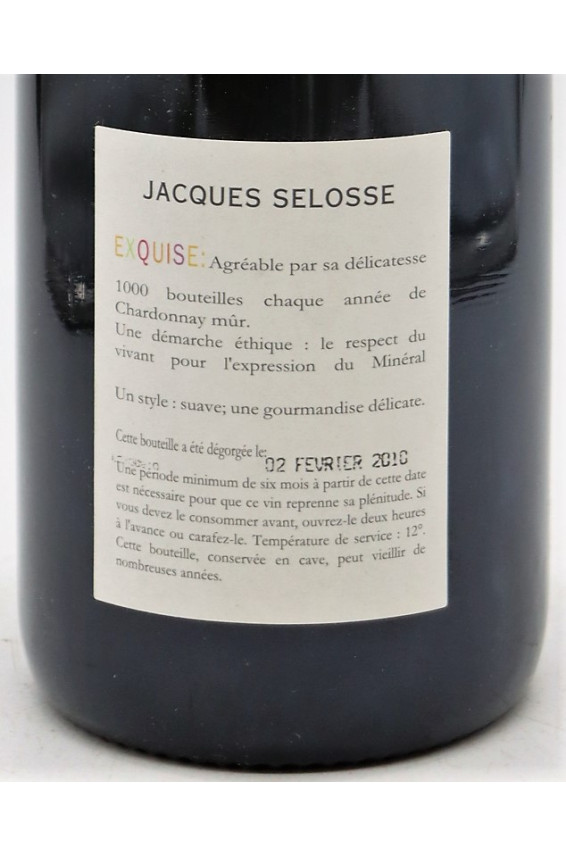 Jacques Selosse Exquise (Disgorgement 2010)