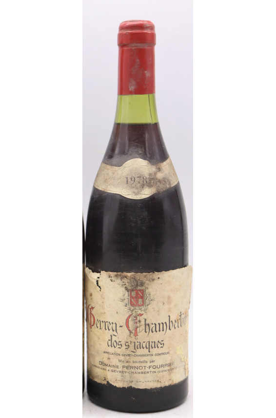 Pernot Fourrier Gevrey Chambertin 1er cru Clos Saint Jacques 1978 -5% DISCOUNT !
