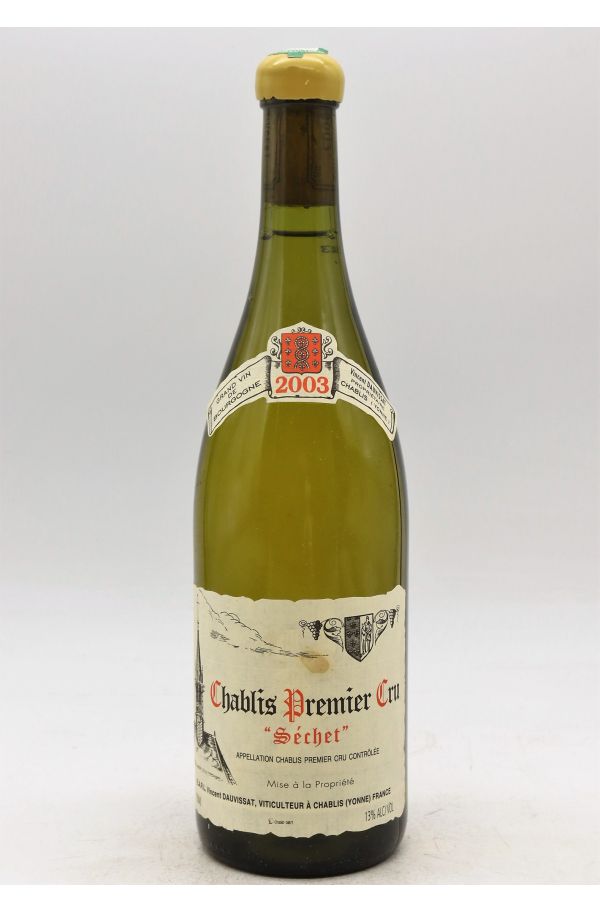 Vincent Dauvissat Chablis 1er cru Séchet 2003