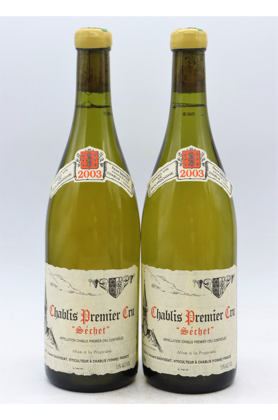 Vincent Dauvissat Chablis 1er cru Séchet 2003