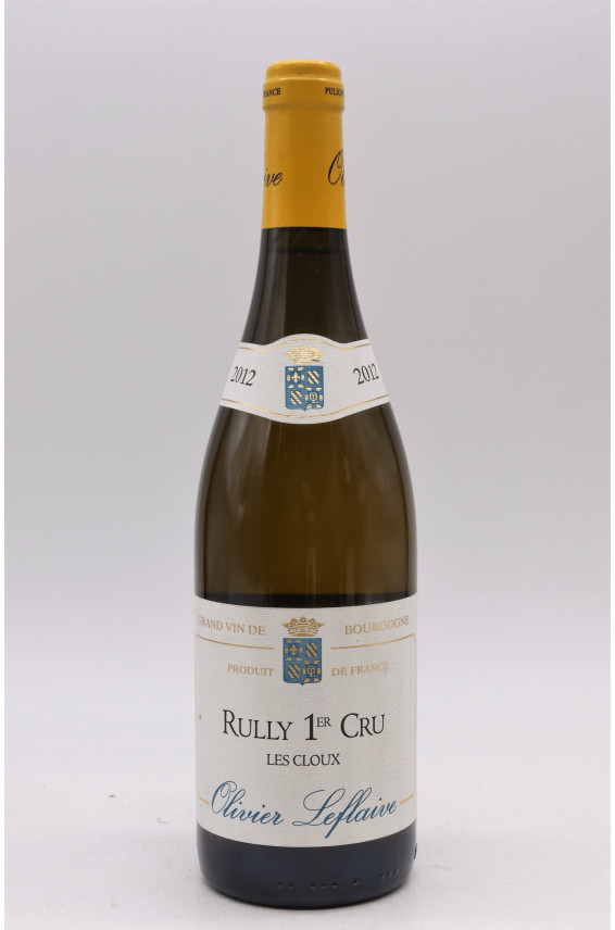 Olivier Leflaive Rully 1er cru Les Cloux 2012 blanc