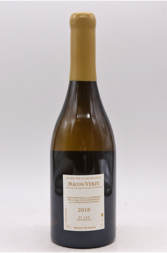 Jules Desjourneys Macon Verzé 2018