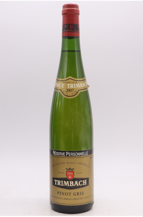 Trimbach Alsace Pinot Gris Reserve Personnelle 2007
