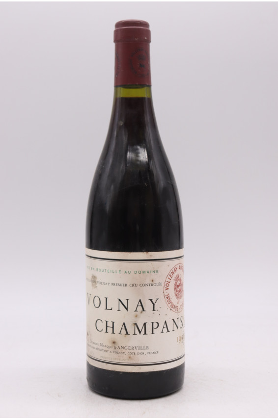 Marquis d'Angerville Volnay 1er cru Champans 1990