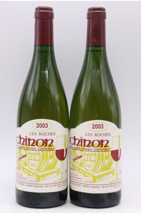 Alain et Jérôme Lenoir Chinon 2003 blanc