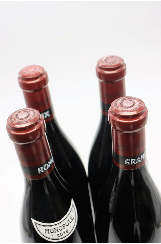 Romanée Conti 2019 Assortiment 8 bouteilles (1 RC, 2 T, 1 R, 2 RSV, 1 E, 1 GE)