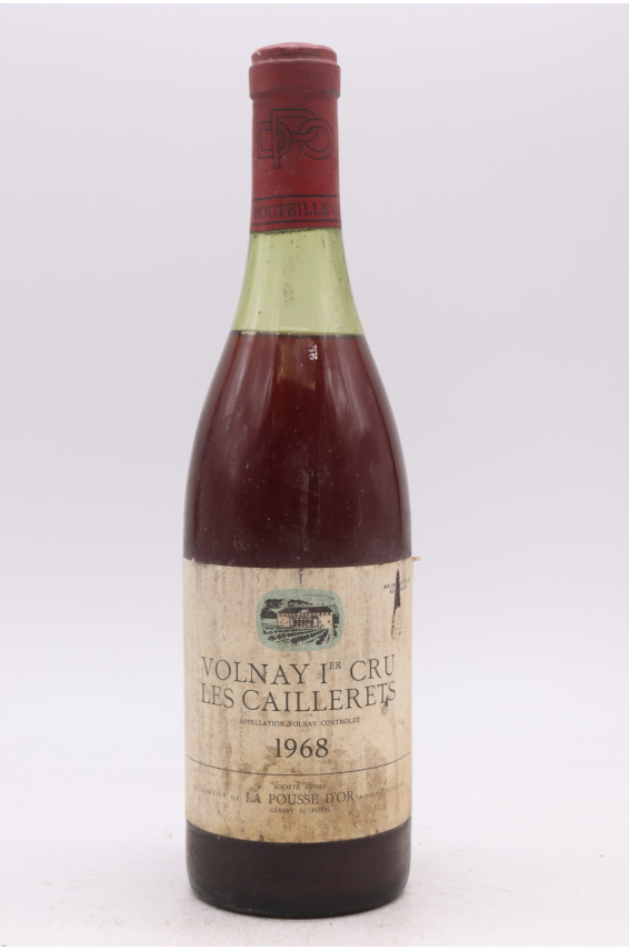La Pousse d'Or Volnay 1er cru Les Caillerets 1968 -10% DISCOUNT !