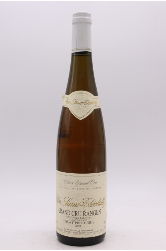Schoffit Alsace Grand Cru Tokay Pinot Gris Rangen Clos Saint Théobald Vendanges Tardives 2001