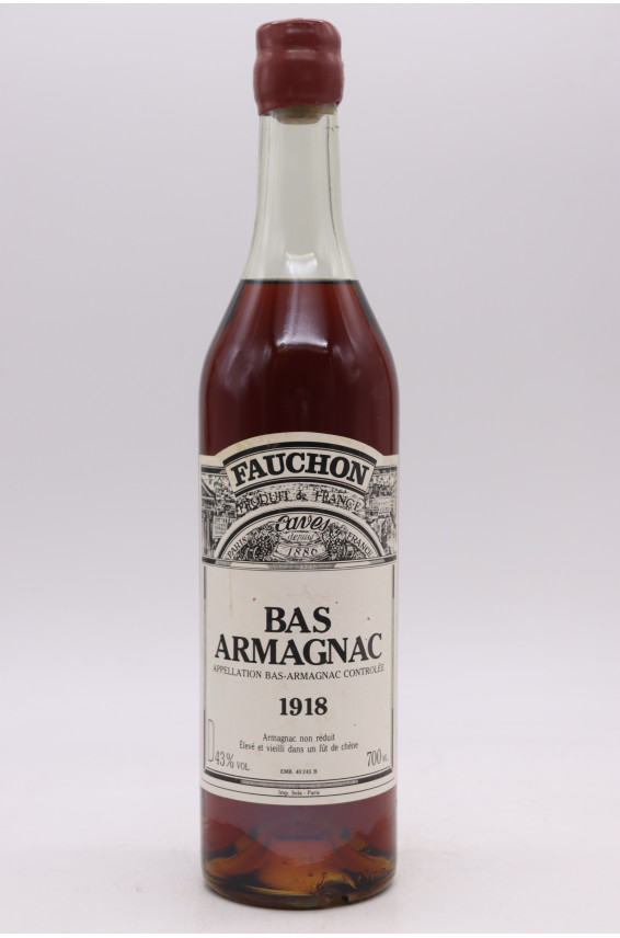 Fauchon Bas Armagnac 1918 70cl