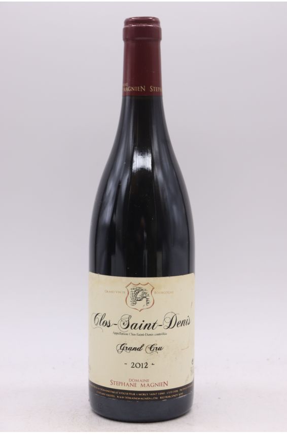 Stéphane Magnien Clos Saint Denis 2012