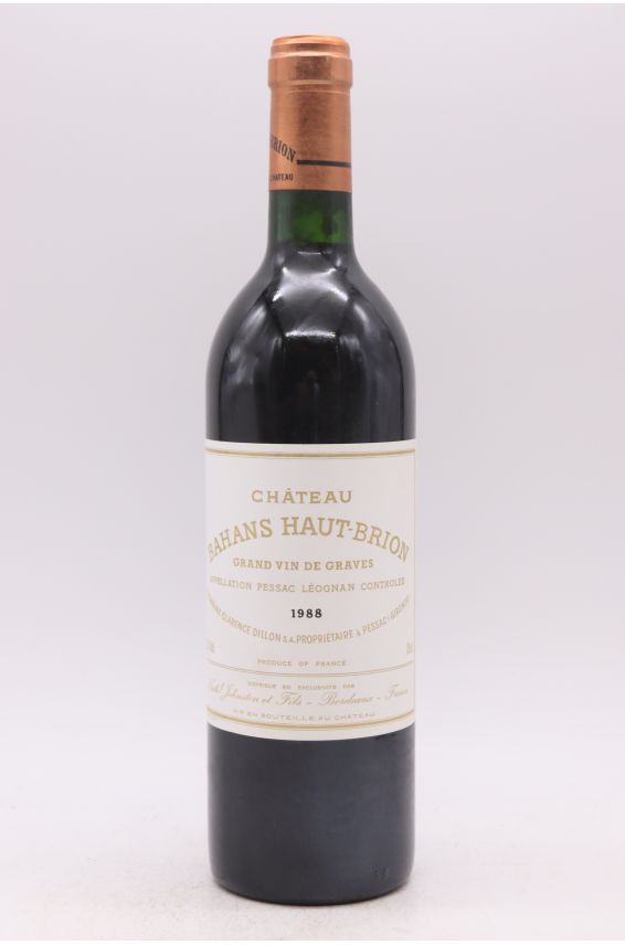 Bahans Haut Brion 1988