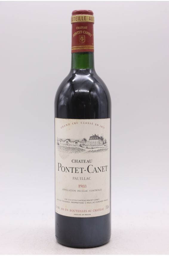 Pontet Canet 1988