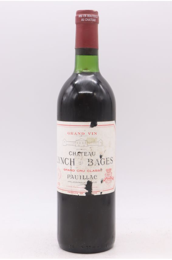 Lynch Bages 1978 -10% DISCOUNT !