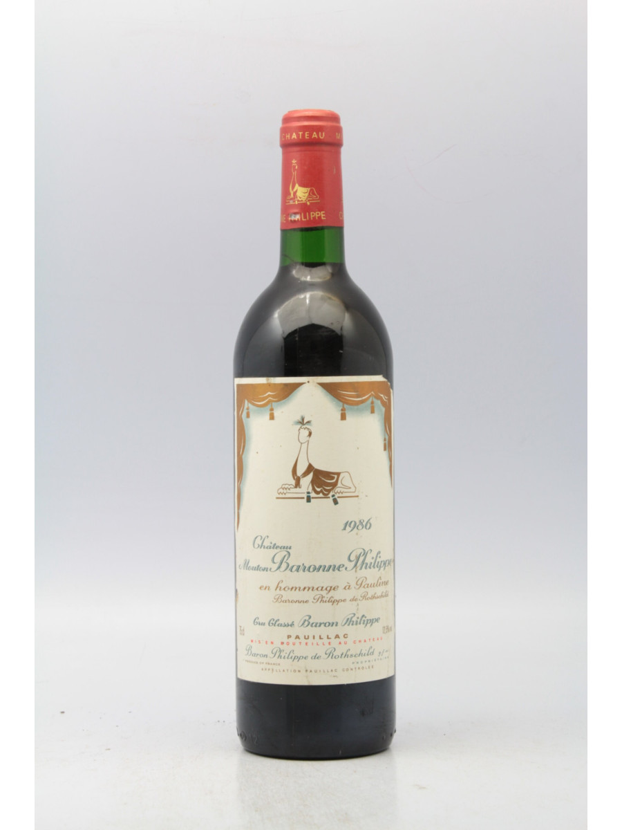 Mouton Baronne Philippe 1986