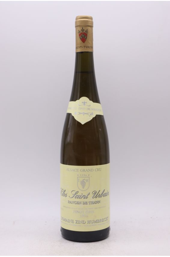 Zind Humbrecht Alsace Grand cru Clos Saint Urbain Rangen de Than Pinot Gris 1997