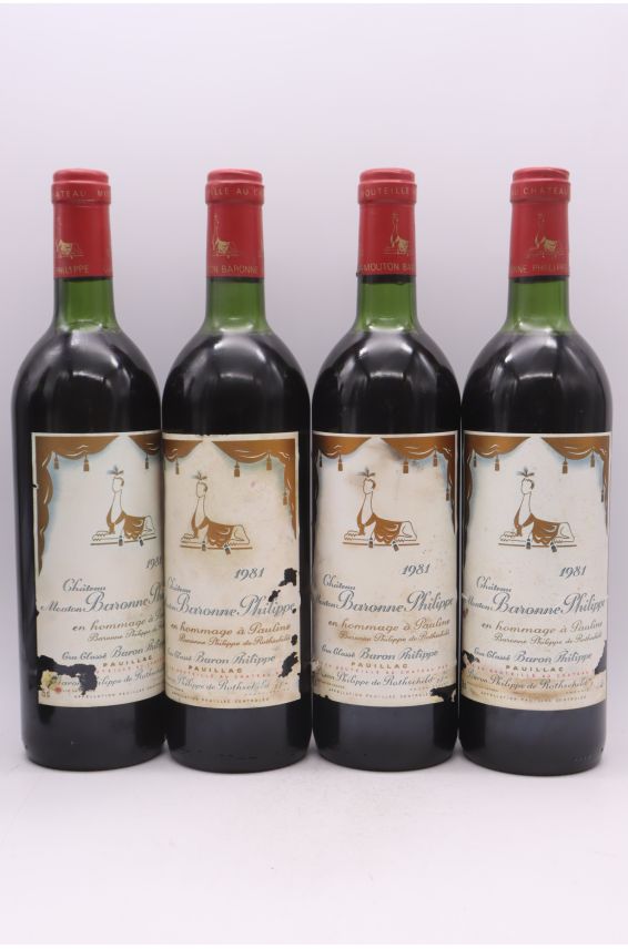 Mouton Baron Philippe 1981 -10% DISCOUNT !