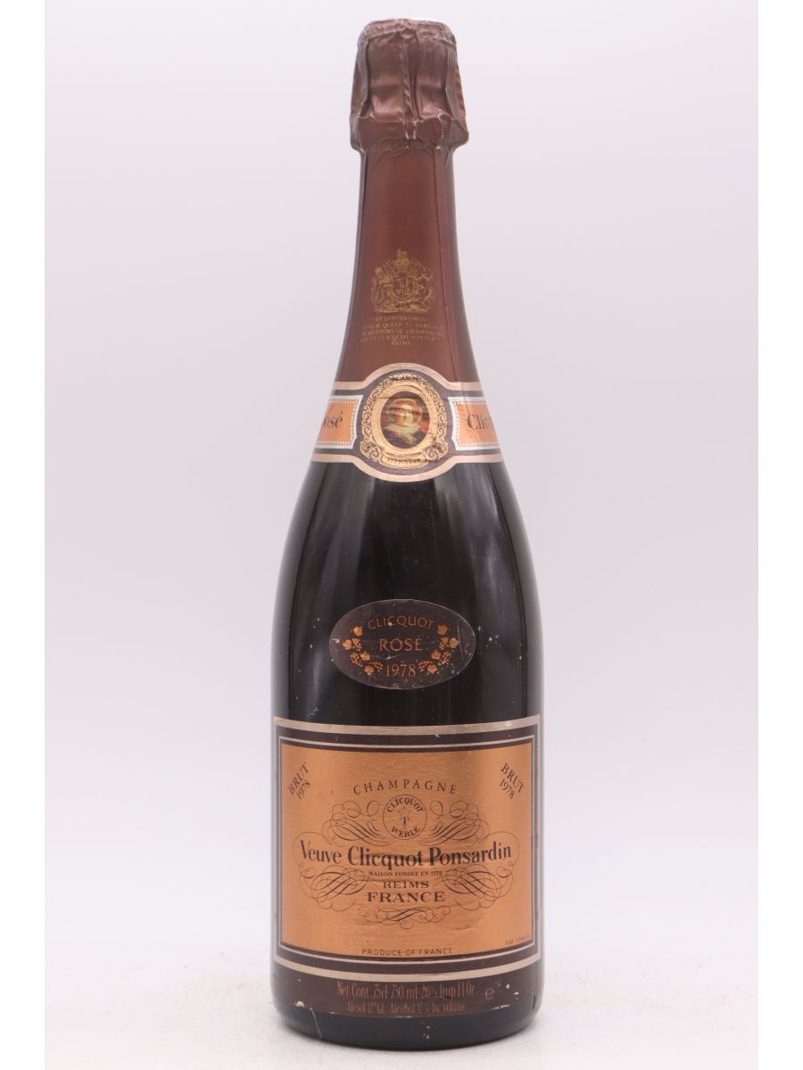 Veuve Clicquot Ponsardin Brut 1978 Rosé