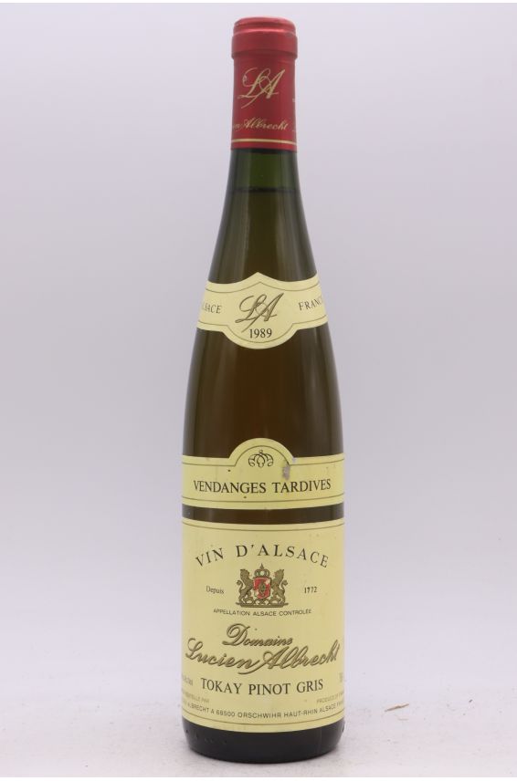 Lucien Albrecht Alsace Tokay Pinot Gris Vendanges Tardives 1989