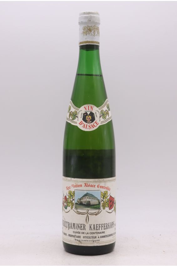 Binner Alsace Grand cru Gewurztraminer Kaefferkopf Cuvée Centenaire 1988 - PROMO -10% !