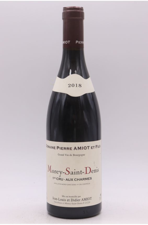 Pierre Amiot Morey Saint Denis 1er cru Aux Charmes 2018