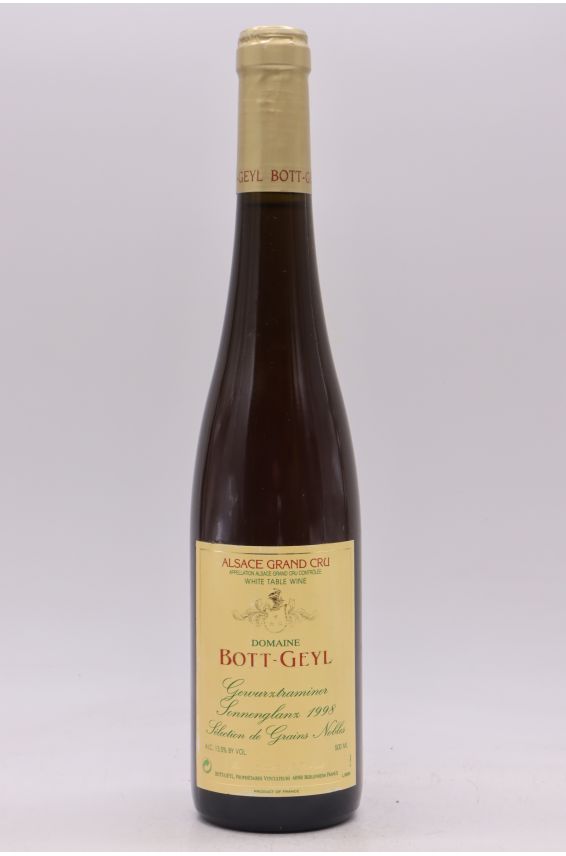 Bott Geyl Alsace Grand Cru Sonnenglanz Gewurztraminer Sélection de Grains Nobles 1998 50cl