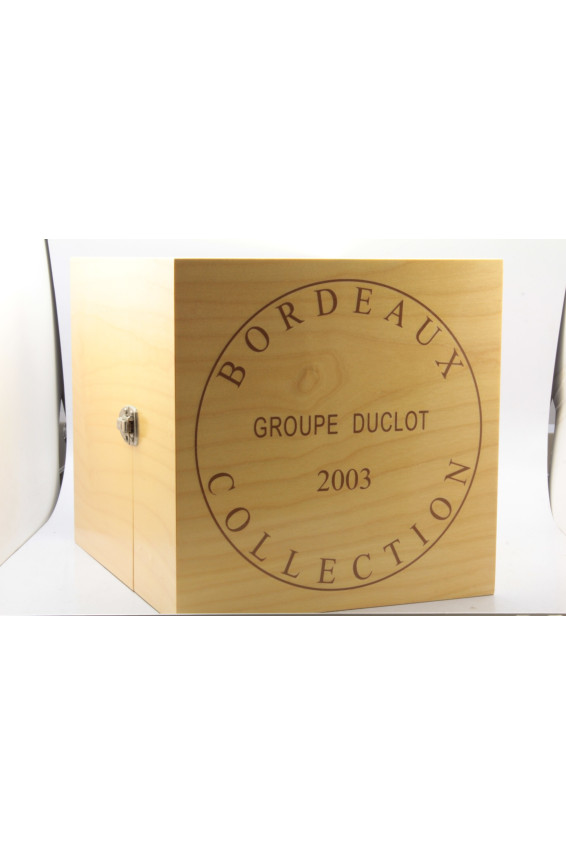 Caisse Duclot Bordeaux Collection 9 bouteilles 2003