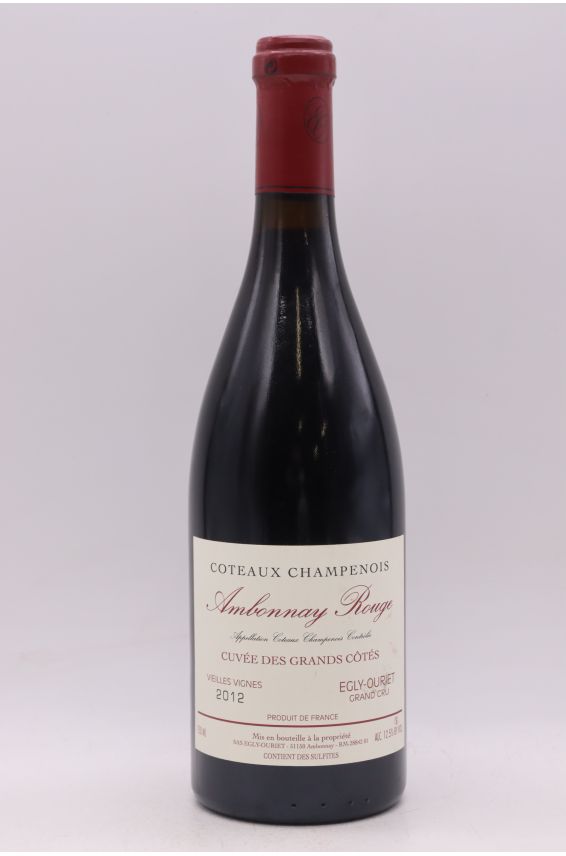 Egly Ouriet Côteaux Champenois Ambonnay Cuvée des Grandes Côtes Vieilles Vignes 2012