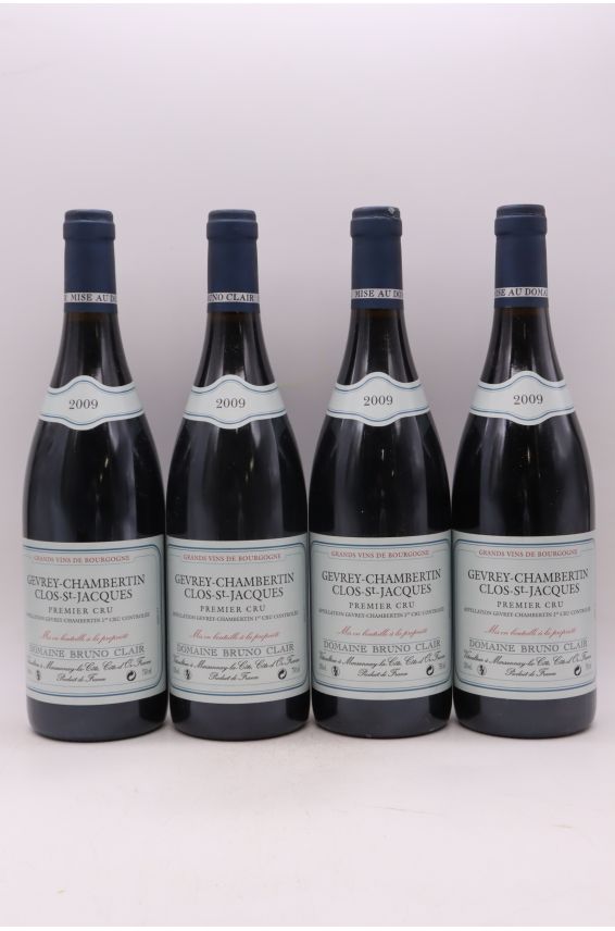 Bruno Clair Gevrey Chambertin 1er cru Clos Saint Jacques 2009