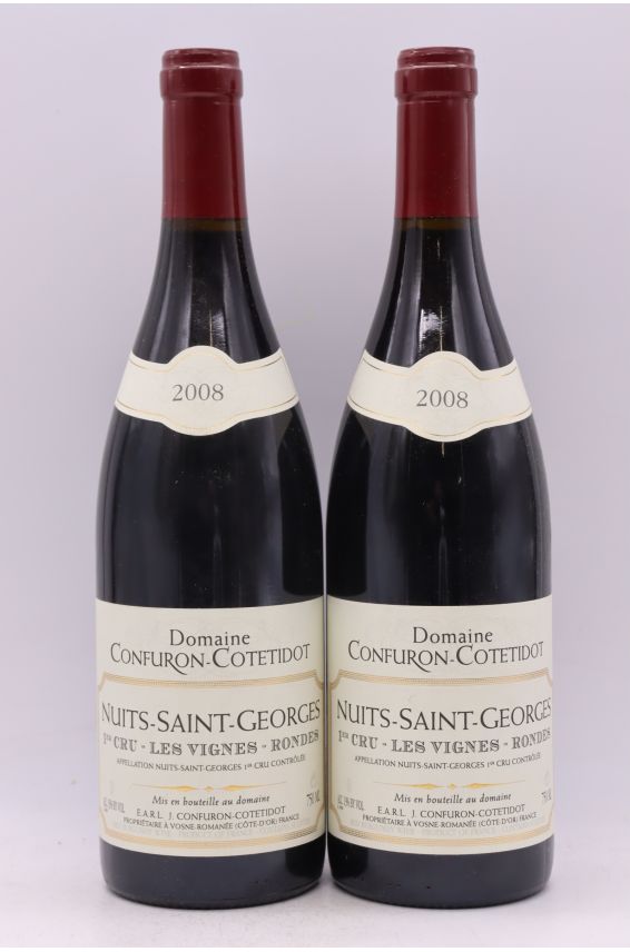 Confuron Cotetidot Nuits Saint Georges 1er cru Les Vignes Rondes 2008