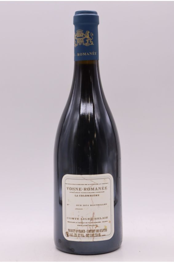 Comte Liger Belair Vosne Romanée La Colombière 2009 -5% DISCOUNT !