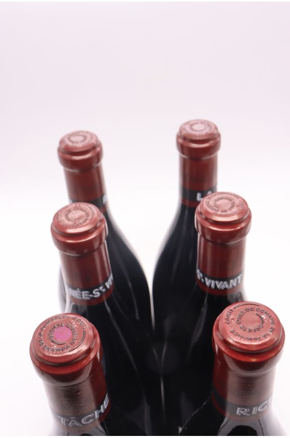 Romanée Conti 2020 Assortiment 6 bouteilles (1 RC, 2 T, 1 R, 2 RSV)