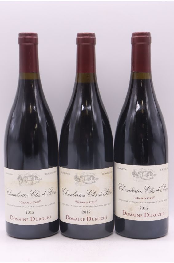 Duroché Chambertin Clos de Bèze 2012 -5% DISCOUNT !
