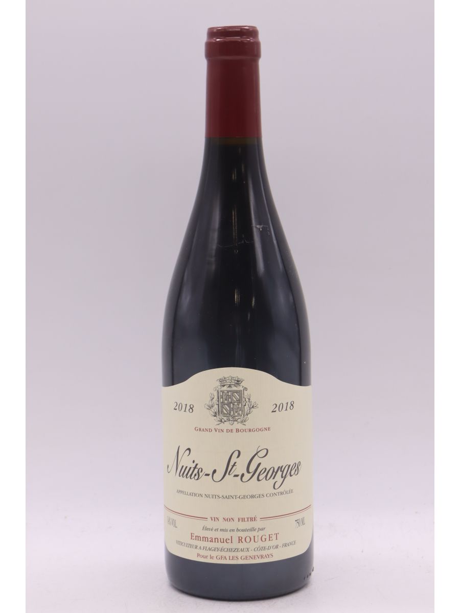 Emmanuel Rouget Nuits Saint Georges 2018