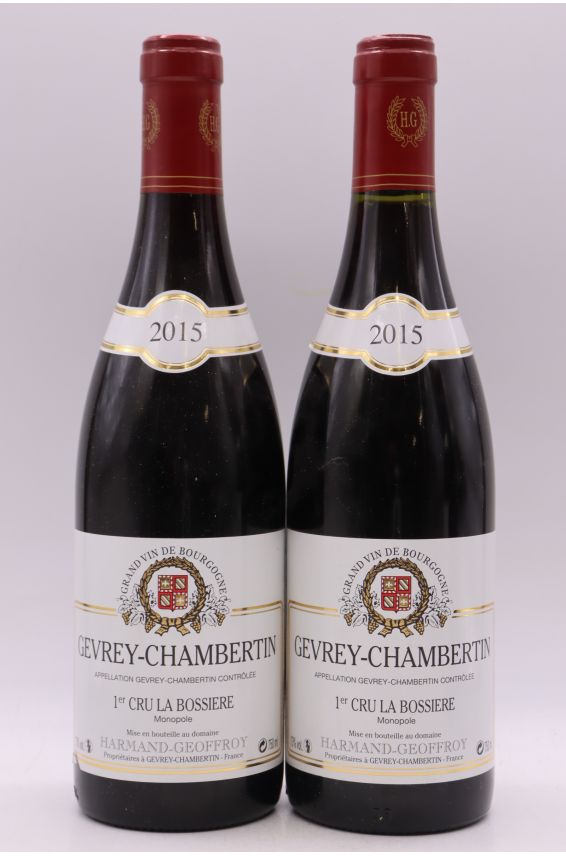 Harmand Geoffroy Gevrey Chambertin 1er cru La Bossière 2015