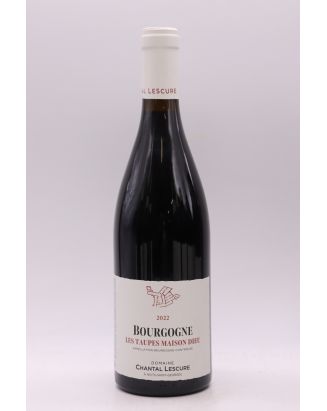 Chantal Lescure Borgonha Les Taupes Maison Dieu 2022 Tinto