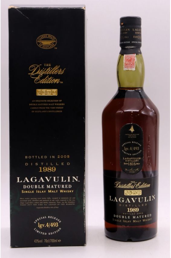 Lagavulin Islay Single Malt Scotch Whisky Double Matured 1989 70cl