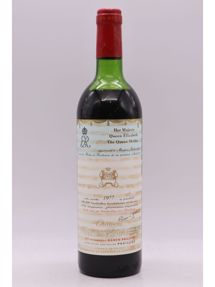 Étiquette De Bouteille – Mouton Rothschild 1947 – 75 Cl – Collection
