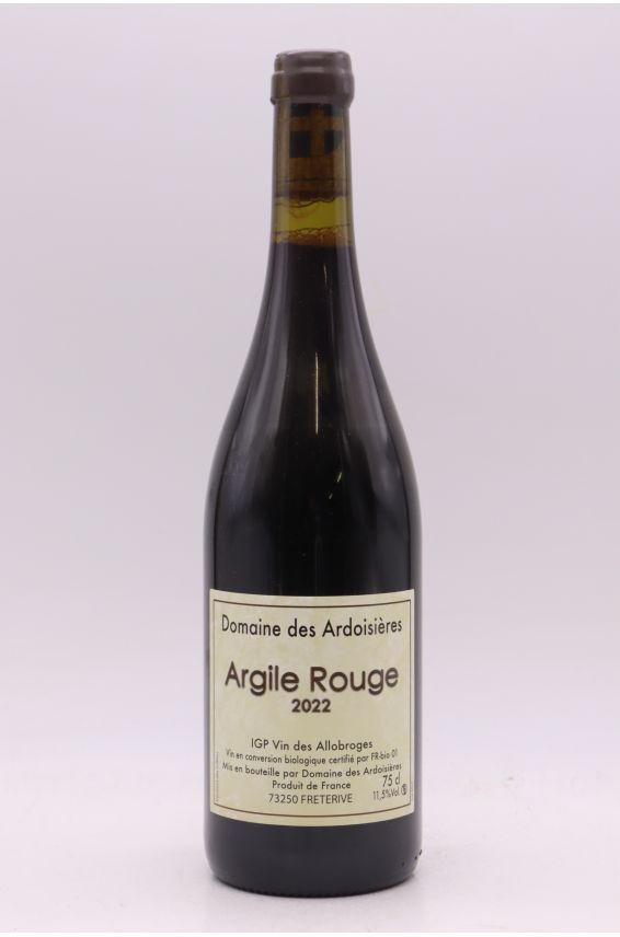 Ardoisières Vin des Allobroges Saint Pierre de Soucy Argile 2022 rouge