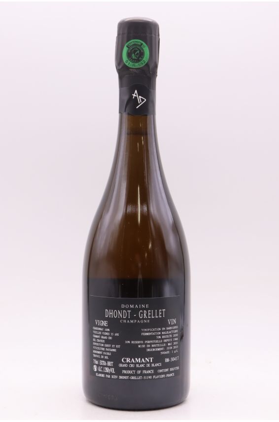 Dhondt Grellet Grand cru Blanc de Blancs Cramant Extra Brut