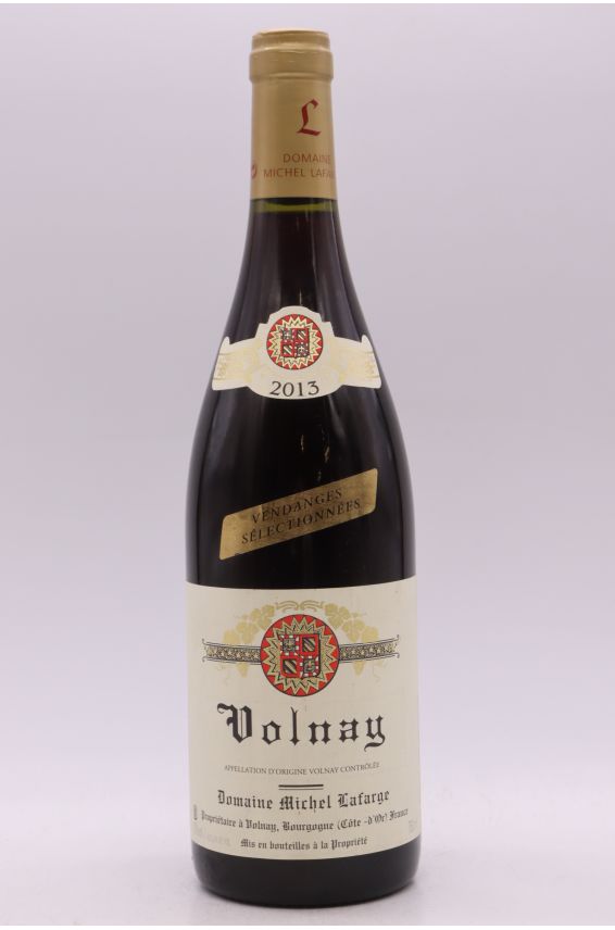 Michel Lafarge Volnay Vendanges Sélectionnées 2013