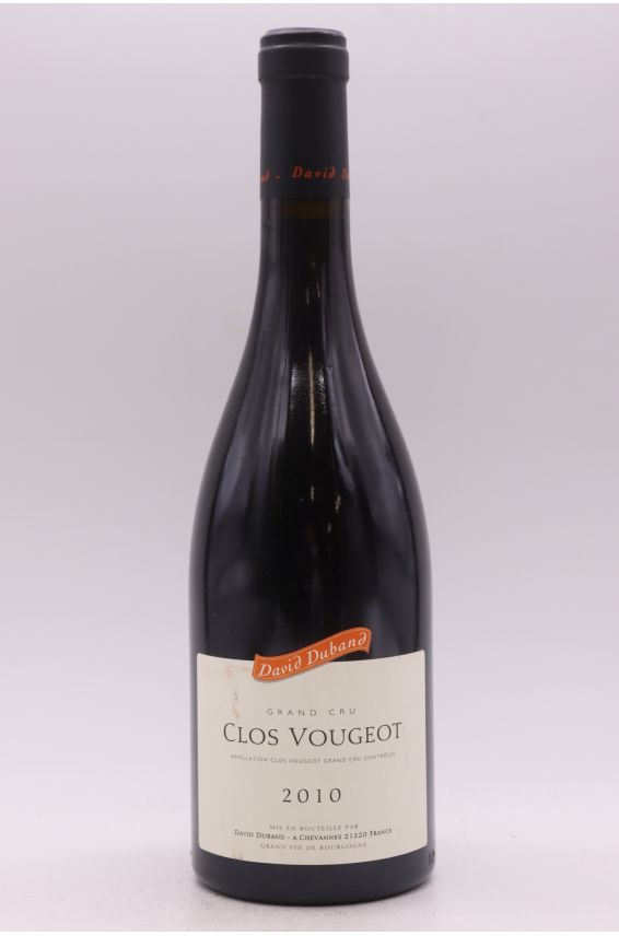David Duband Clos Vougeot 2010