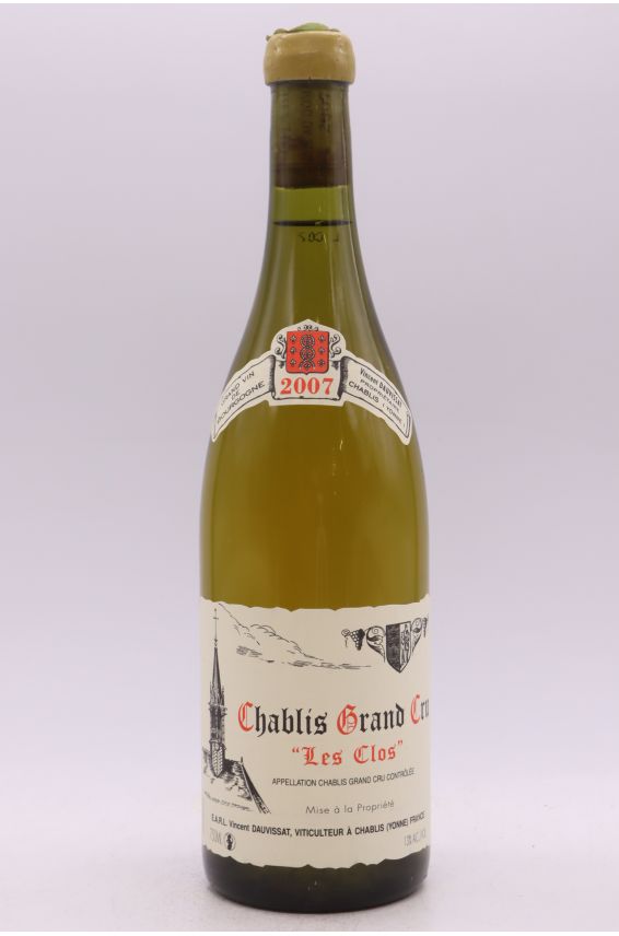 Vincent Dauvissat Chablis Grand cru Les Clos 2007 -5% DISCOUNT !