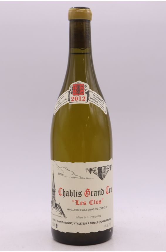 Vincent Dauvissat Chablis Grand cru Les Clos 2012 - PROMO -5% !