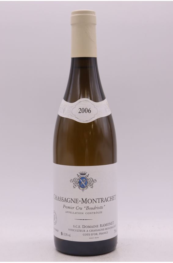 Ramonet Chassagne Montrachet 1er cru Boudriotte 2006 blanc