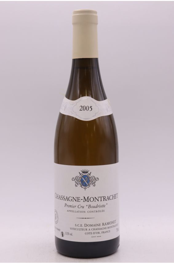 Ramonet Chassagne Montrachet 1er cru Boudriotte 2005 blanco