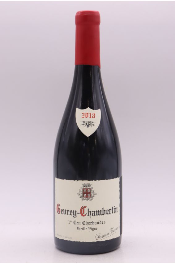 Fourrier Gevrey Chambertin 1er cru Cherbaudes Vieille Vigne 2018