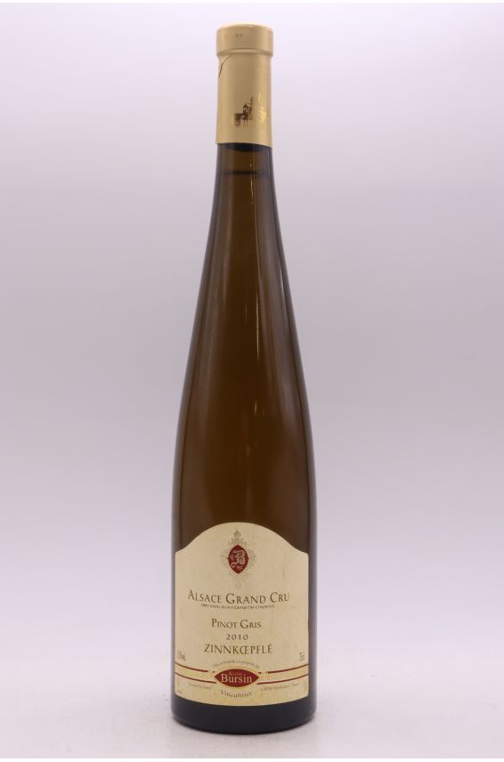 Agathe Bursin Alsace grand cru Pinot Gris Zinnkoepfle 2010
