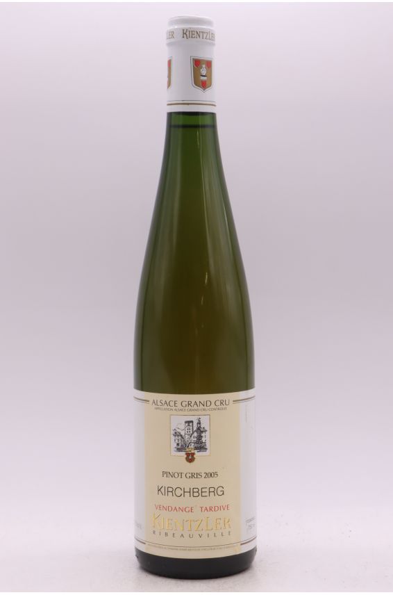 Kientzler Alsace Grand cru Pinot Gris Kirchberg De Ribeauville Vendanges Tardives 2005