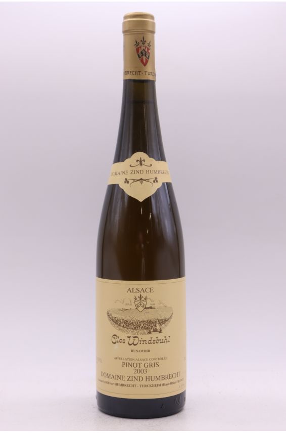 Zind Humbrecht Alsace Pinot Gris Clos Windsbuhl 2003